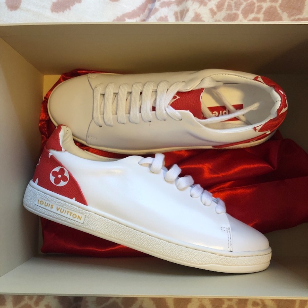 RARE Red Supreme x Louis Vuitton Sneakers
